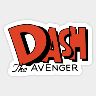 Dash The Avenger Sticker